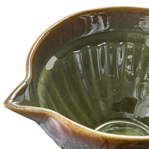 Bolle med tut - Costa Mørk Grønn/Brun - 27 x 18 x 12 cm - www.frokenfraken.se