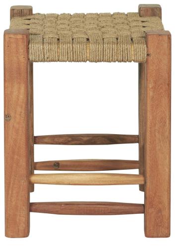 Pall - Treramme med jutesete - 46 cm - www.frokenfraken.se