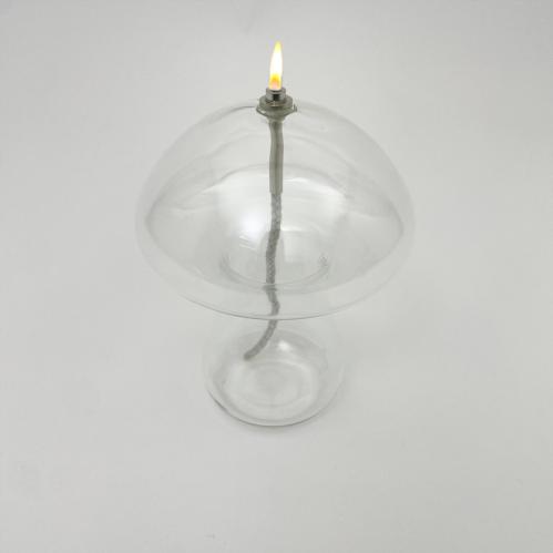 Oljelampe XL – Glass – Soppformet – Glass – Ø14 x 18 cm - www.frokenfraken.se