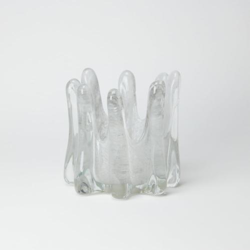 Lyslykt Helix - Lysegrå - 14 cm - www.frokenfraken.se