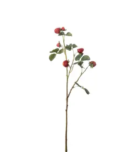 Jordbærkvist - Rød - 70 cm - www.frokenfraken.se