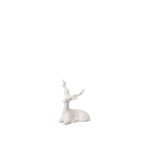 Hjort - Hvit - 7 x 3 x 9 cm - www.frokenfraken.se