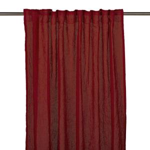 Gardiner - Multiband - Skrynklig - Rød - 2 X 130 X 280cm - www.frokenfraken.se