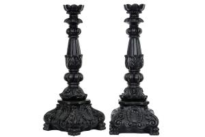 Lyslysestake Enya Svart/Brun - 17 x 47 cm - www.frokenfraken.se