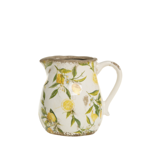Krukke - Vase - Kanne - Sitron - Ø13 x H16 cm - www.frokenfraken.se