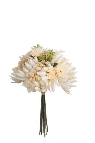 Bukett - Hvit/Krem - 25 cm - www.frokenfraken.se