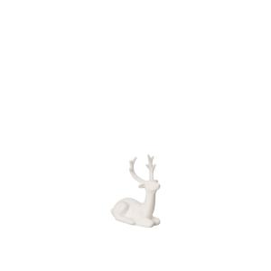 Hjort - Hvit - 7 x 3 x 9 cm - www.frokenfraken.se
