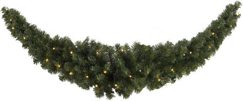 Grønn girlander - med belysning - 150 cm - www.frokenfraken.se