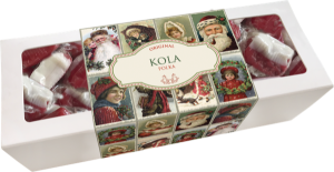 Kola i ask - Polka - 200g - 17 x 6 cm - www.frokenfraken.se