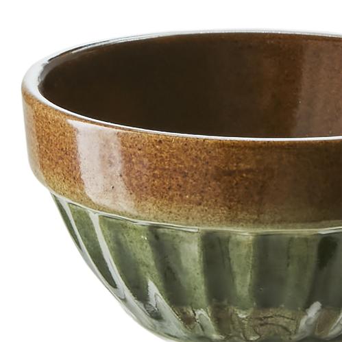 Skål S - Costa Grønn/Brun - Ø10 x 5 cm - www.frokenfraken.se