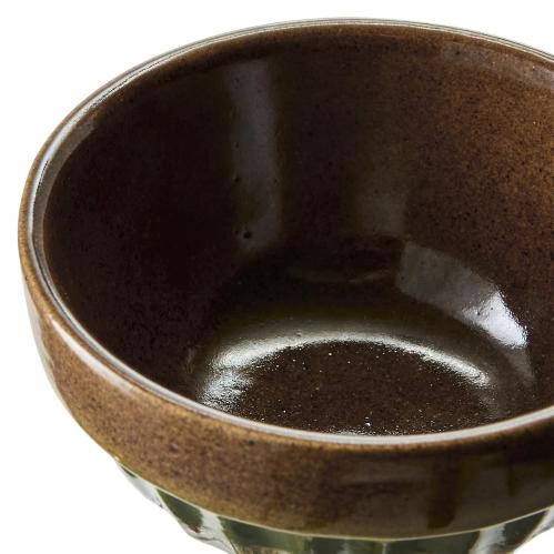 Skål S - Costa Grønn/Brun - Ø10 x 5 cm - www.frokenfraken.se