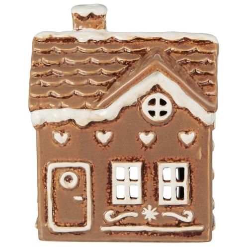Lyslykt - Pepperkakehus - 14 x 10 cm - www.frokenfraken.se