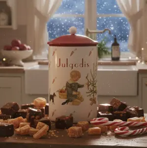 Plåtburk - Gammeldags - Julegodteri - www.frokenfraken.se