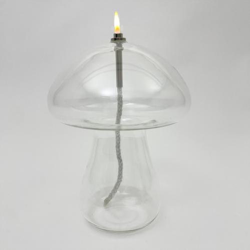 Oljelampe XL – Glass – Soppformet – Glass – Ø14 x 18 cm - www.frokenfraken.se