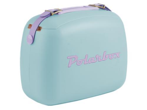 Polarbox Kjølebag - 2 matbokser - Retro - Lyseblå - 6 Liter - www.frokenfraken.se