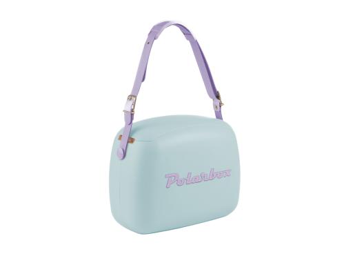 Polarbox Kjølebag - 2 matbokser - Retro - Lyseblå - 6 Liter - www.frokenfraken.se