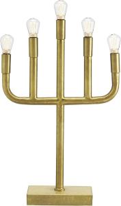 Vixen lysestake - Rå gammel messing 59cm - www.frokenfraken.se