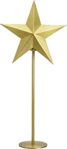 Nordisk stjerne på sokkel - Blekgull 76cm - www.frokenfraken.se