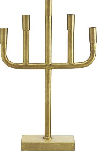 Vixen lysestake - Rå gammelt messing 59cm - www.frokenfraken.se