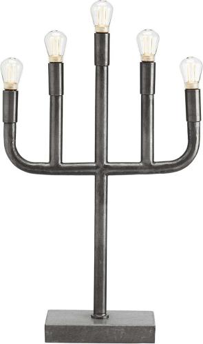 Vixen lysestake - Rå svart nikkel 59cm - www.frokenfraken.se