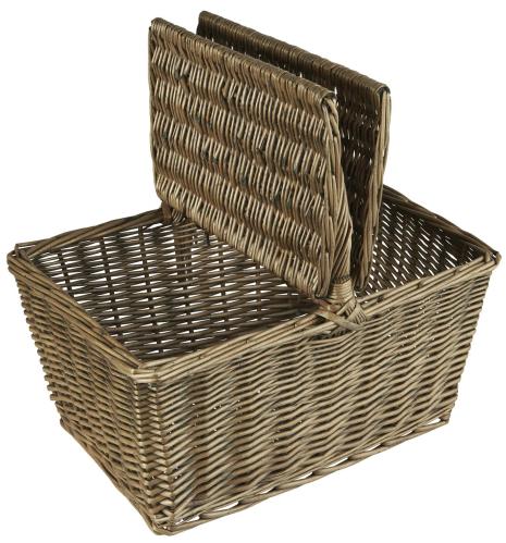Picknickkurv med lokk - 43 cm - www.frokenfraken.se