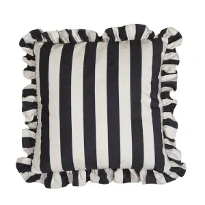 Kuddfodral - ZENGA - SVART - 48x48 cm - www.frokenfraken.se