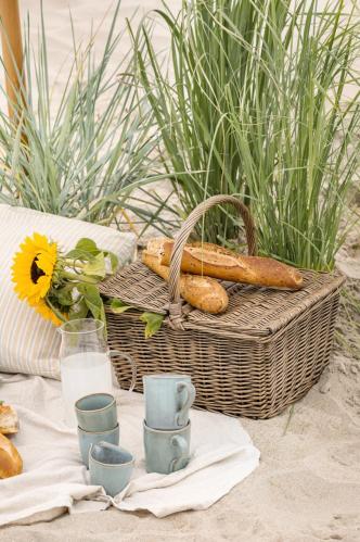 Picknickkurv med lokk - 43 cm - www.frokenfraken.se