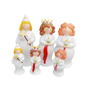 Luciatog – 3 figurer – 7,5 x 3 x 3 cm - www.frokenfraken.se