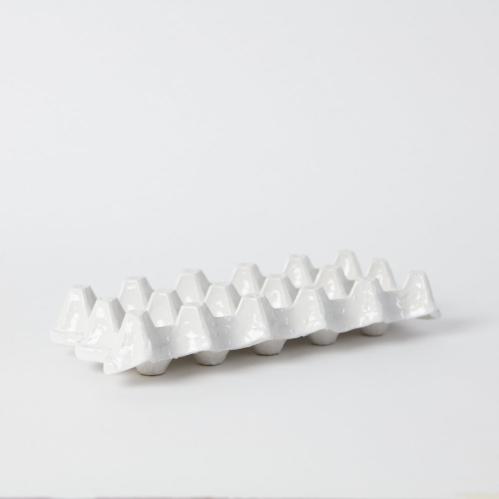 Eggholder - Hvit - 26,3 x 13,3 x 5 cm - www.frokenfraken.se