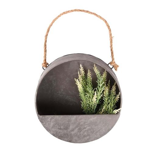 Veggkrukke - rund - Metall - Ø20 cm - www.frokenfraken.se