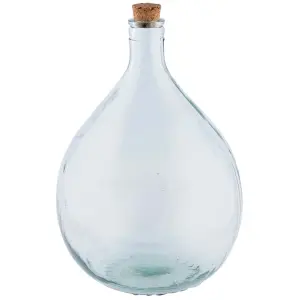 Glasflaske XL - Damejeanne - 15 liter - 45 cm - www.frokenfraken.se