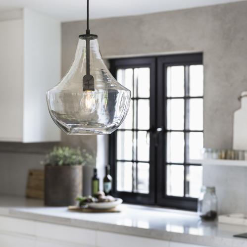 Taklampe - Hamilton - Håndlaget glass - 29 x 20 cm - www.frokenfraken.se