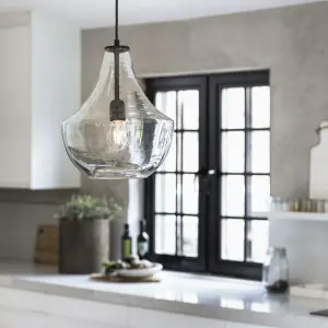 Taklampe - Hamilton - Håndlaget glass - 38 x 30 cm - www.frokenfraken.se