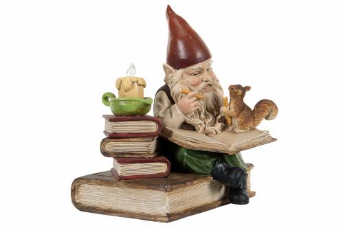 Tomte Leser LED-lampe - 19 cm - www.frokenfraken.se