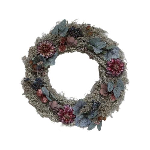 Krans - Høst - Taupe - Ø46 cm - www.frokenfraken.se