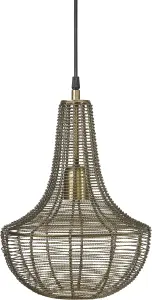 Taklampe - Kingstown - Messing - Ø25 cm - www.frokenfraken.se