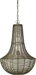 Taklampe - Kingstown - Messing - Ø35 cm - www.frokenfraken.se