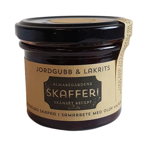 Marmelade - Jordbær og lakris - 135g - www.frokenfraken.se