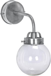 Vegglampe - Normandy - Sølv - 30 x 15 x 25 cm - www.frokenfraken.se