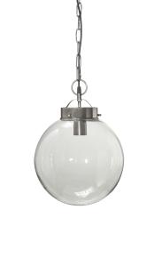 Taklampe - Normandy - Glass/Sølv - 36 x 30 cm - www.frokenfraken.se