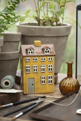 Lyslykt - Hus - Nyhavn - 18 cm - www.frokenfraken.se