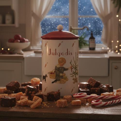 Plåtburk - Gammeldags - Julegodteri - www.frokenfraken.se