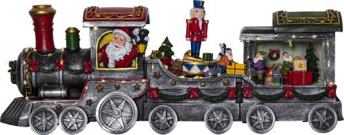 Tåg - juledekorasjon - Batteridrevet - 52 cm - www.frokenfraken.se