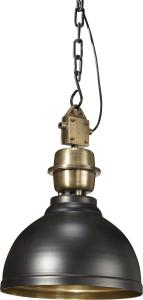 Taklampe - Manchester - Svart/Messing - Ø35 cm - www.frokenfraken.se