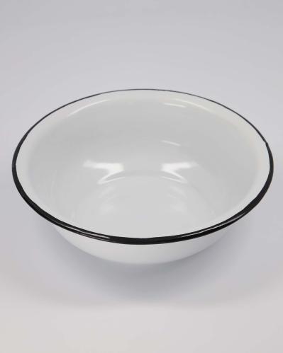 Emaljfat - Balje - Hvit - 6,2 x 20,2 cm - www.frokenfraken.se