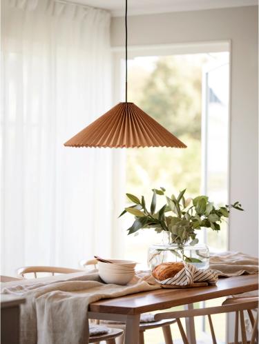 Dora - Taklampe - Brun - Ø60 x 20 cm - www.frokenfraken.se