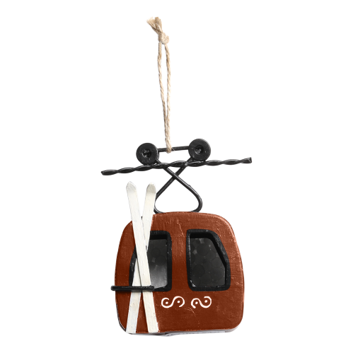 Julekule – Skilift – 7 x 11 x 5 cm - www.frokenfraken.se