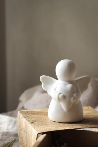 Ängel - Skyddsengel - 4,6 x 3,5 x 8 CM - www.frokenfraken.se