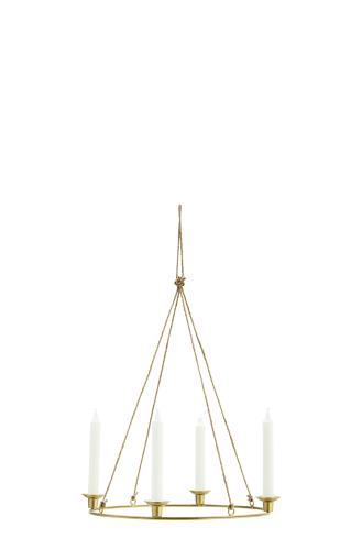 Ljuskrona - Messing - Ø44 cm - www.frokenfraken.se