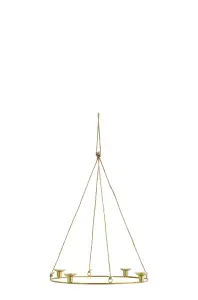 Ljuskrona - Messing - Ø44 cm - www.frokenfraken.se